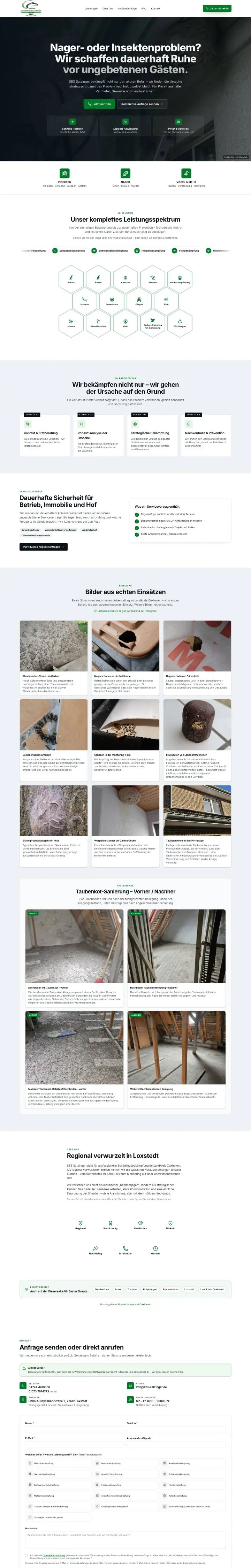 Website SBS Satzinger