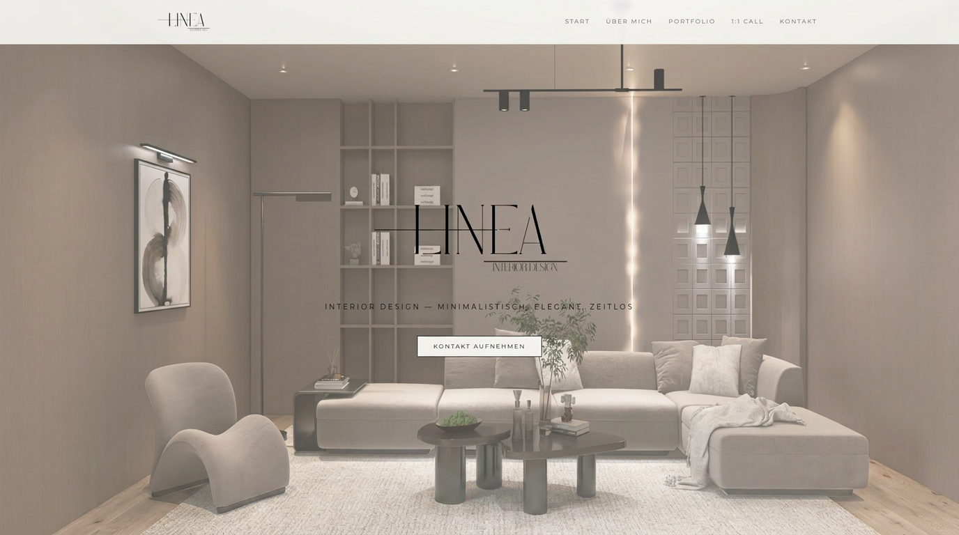 Vorschau der Website Linea Interior Design