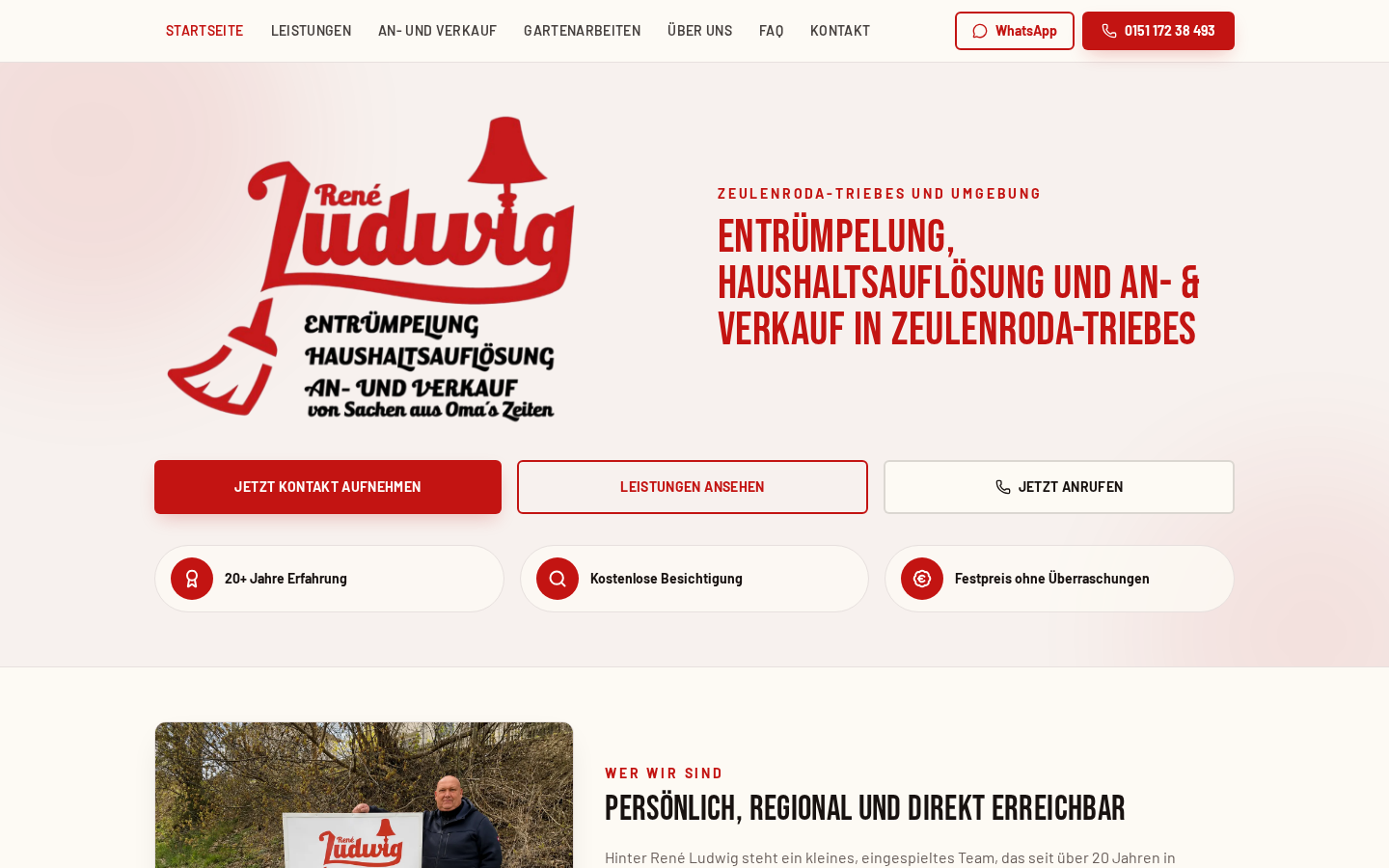 Vorschau der Website Ludwig räumt auf